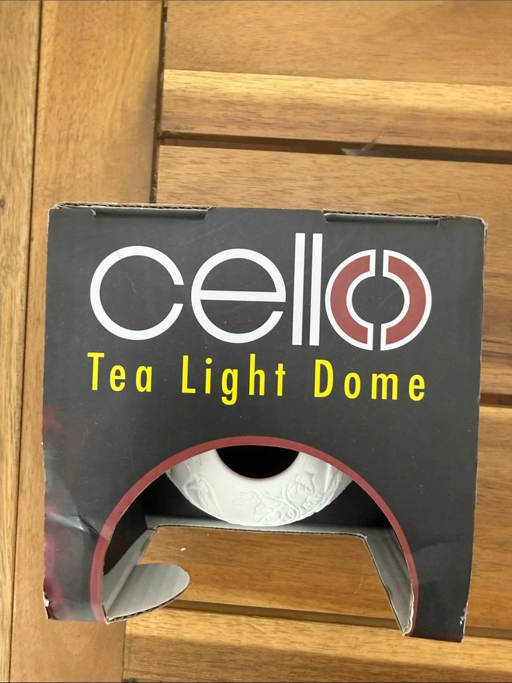 Cello Porcelain Tealight Candle Holder
